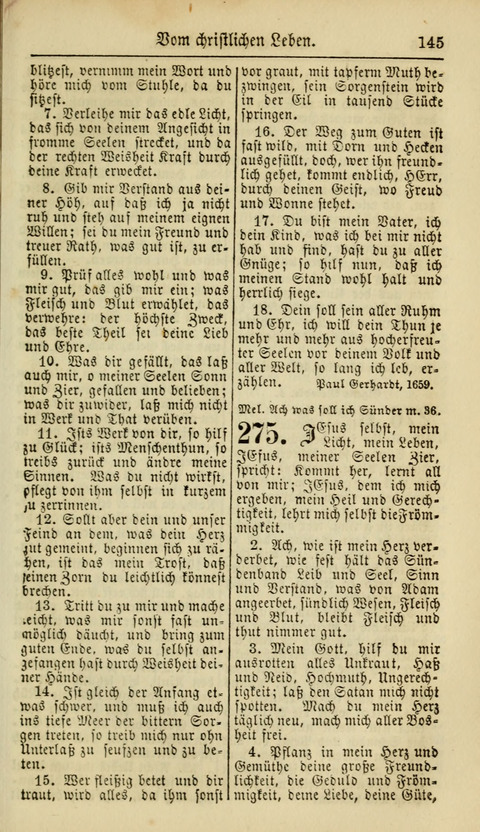 Kirchen-Gesangbuch für Evang.-Lutherische Gemeinden: ungeänderter Augsburgischer Confession, darin des seligen Dr. Martin Luthers und anderer geistreichen Lehrer gebräuchlichste Kirchen-Lieder... page 147