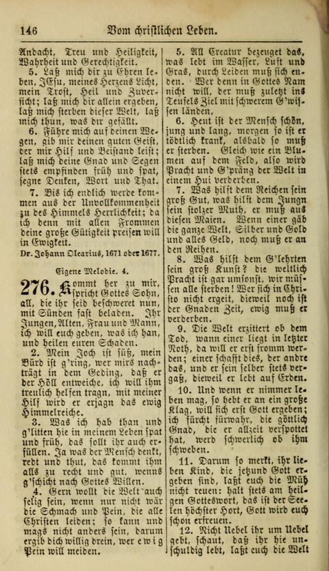 Kirchen-Gesangbuch für Evang.-Lutherische Gemeinden: ungeänderter Augsburgischer Confession, darin des seligen Dr. Martin Luthers und anderer geistreichen Lehrer gebräuchlichste Kirchen-Lieder... page 148