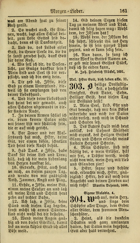 Kirchen-Gesangbuch für Evang.-Lutherische Gemeinden: ungeänderter Augsburgischer Confession, darin des seligen Dr. Martin Luthers und anderer geistreichen Lehrer gebräuchlichste Kirchen-Lieder... page 163