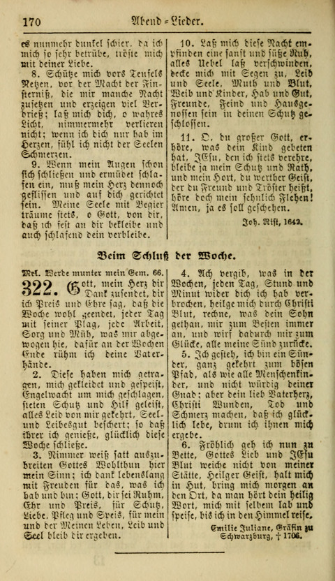 Kirchen-Gesangbuch für Evang.-Lutherische Gemeinden: ungeänderter Augsburgischer Confession, darin des seligen Dr. Martin Luthers und anderer geistreichen Lehrer gebräuchlichste Kirchen-Lieder... page 172