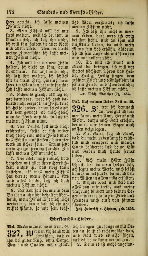 Kirchen-Gesangbuch für Evang.-Lutherische Gemeinden: ungeänderter Augsburgischer Confession, darin des seligen Dr. Martin Luthers und anderer geistreichen Lehrer gebräuchlichste Kirchen-Lieder... page 174