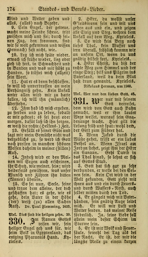 Kirchen-Gesangbuch für Evang.-Lutherische Gemeinden: ungeänderter Augsburgischer Confession, darin des seligen Dr. Martin Luthers und anderer geistreichen Lehrer gebräuchlichste Kirchen-Lieder... page 176