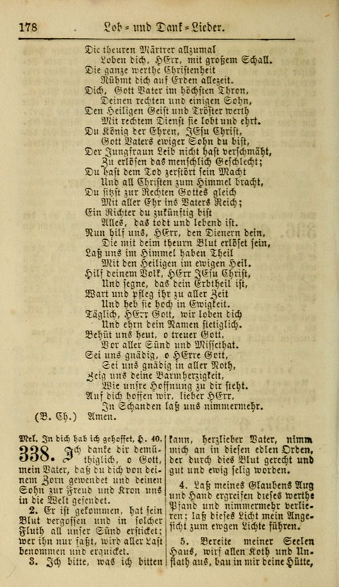 Kirchen-Gesangbuch für Evang.-Lutherische Gemeinden: ungeänderter Augsburgischer Confession, darin des seligen Dr. Martin Luthers und anderer geistreichen Lehrer gebräuchlichste Kirchen-Lieder... page 180