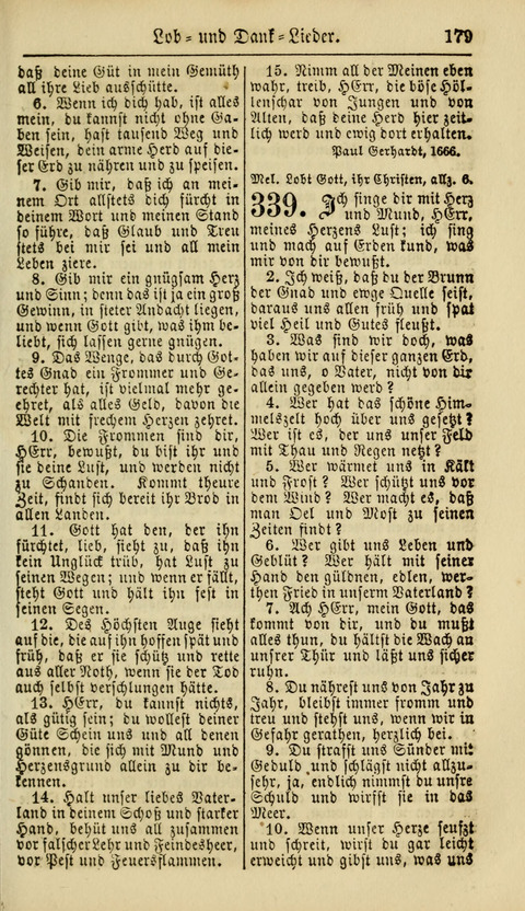 Kirchen-Gesangbuch für Evang.-Lutherische Gemeinden: ungeänderter Augsburgischer Confession, darin des seligen Dr. Martin Luthers und anderer geistreichen Lehrer gebräuchlichste Kirchen-Lieder... page 181