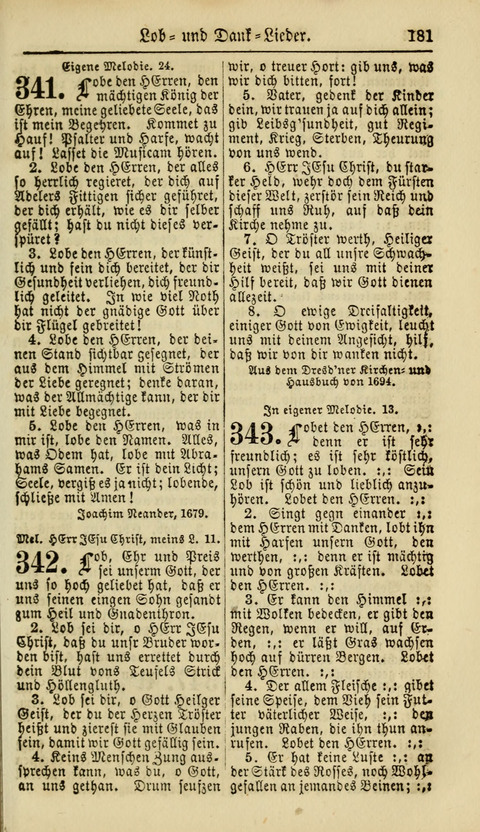 Kirchen-Gesangbuch für Evang.-Lutherische Gemeinden: ungeänderter Augsburgischer Confession, darin des seligen Dr. Martin Luthers und anderer geistreichen Lehrer gebräuchlichste Kirchen-Lieder... page 183