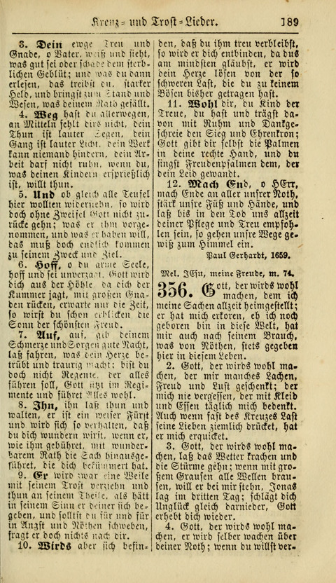 Kirchen-Gesangbuch für Evang.-Lutherische Gemeinden: ungeänderter Augsburgischer Confession, darin des seligen Dr. Martin Luthers und anderer geistreichen Lehrer gebräuchlichste Kirchen-Lieder... page 191