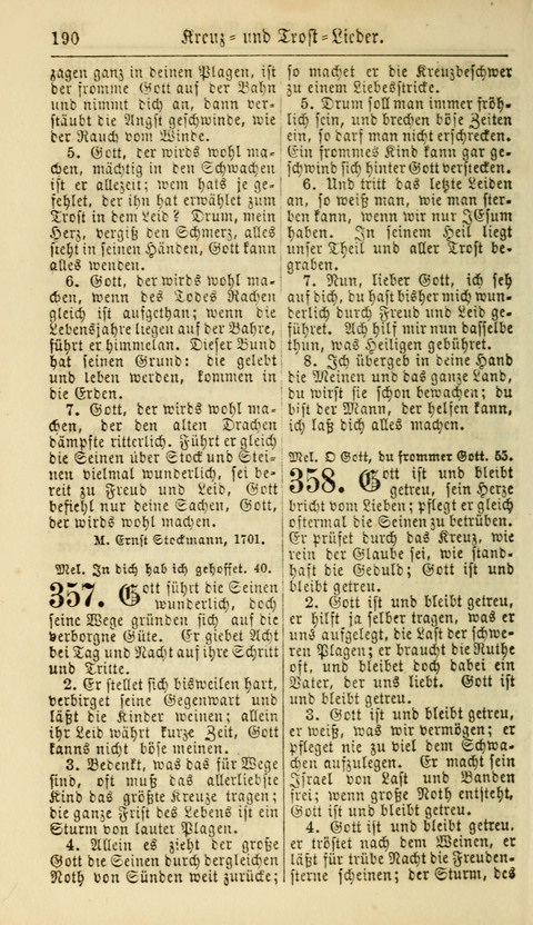 Kirchen-Gesangbuch für Evang.-Lutherische Gemeinden: ungeänderter Augsburgischer Confession, darin des seligen Dr. Martin Luthers und anderer geistreichen Lehrer gebräuchlichste Kirchen-Lieder... page 192