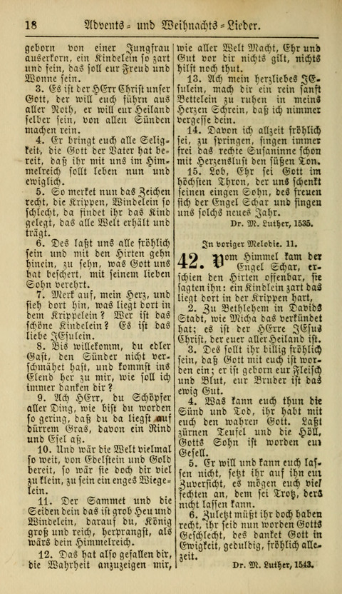 Kirchen-Gesangbuch für Evang.-Lutherische Gemeinden: ungeänderter Augsburgischer Confession, darin des seligen Dr. Martin Luthers und anderer geistreichen Lehrer gebräuchlichste Kirchen-Lieder... page 20