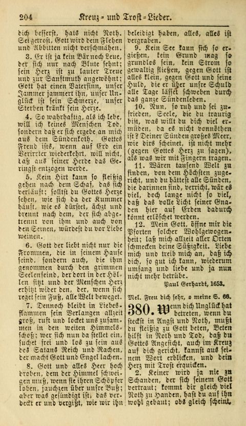 Kirchen-Gesangbuch für Evang.-Lutherische Gemeinden: ungeänderter Augsburgischer Confession, darin des seligen Dr. Martin Luthers und anderer geistreichen Lehrer gebräuchlichste Kirchen-Lieder... page 206