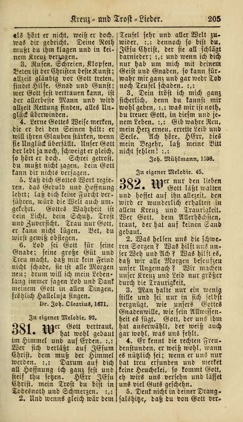 Kirchen-Gesangbuch für Evang.-Lutherische Gemeinden: ungeänderter Augsburgischer Confession, darin des seligen Dr. Martin Luthers und anderer geistreichen Lehrer gebräuchlichste Kirchen-Lieder... page 207