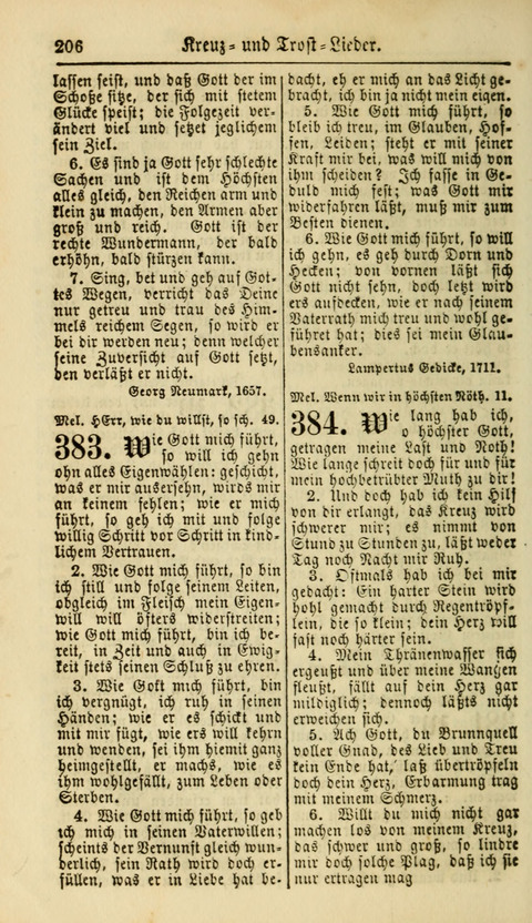 Kirchen-Gesangbuch für Evang.-Lutherische Gemeinden: ungeänderter Augsburgischer Confession, darin des seligen Dr. Martin Luthers und anderer geistreichen Lehrer gebräuchlichste Kirchen-Lieder... page 208