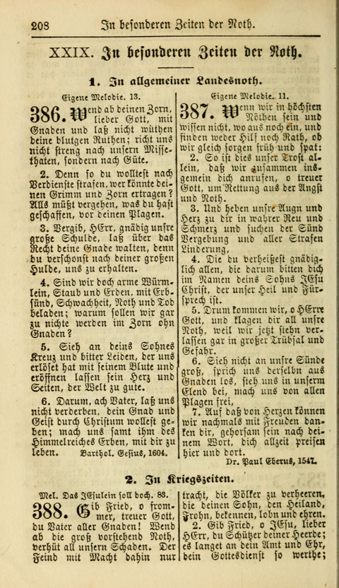 Kirchen-Gesangbuch für Evang.-Lutherische Gemeinden: ungeänderter Augsburgischer Confession, darin des seligen Dr. Martin Luthers und anderer geistreichen Lehrer gebräuchlichste Kirchen-Lieder... page 210