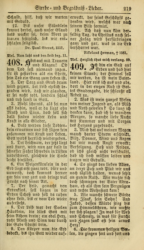 Kirchen-Gesangbuch für Evang.-Lutherische Gemeinden: ungeänderter Augsburgischer Confession, darin des seligen Dr. Martin Luthers und anderer geistreichen Lehrer gebräuchlichste Kirchen-Lieder... page 221