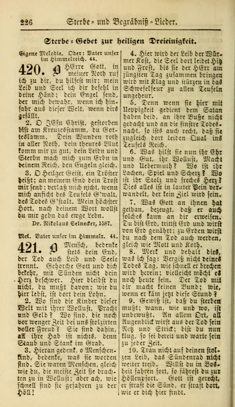 Kirchen-Gesangbuch für Evang.-Lutherische Gemeinden: ungeänderter Augsburgischer Confession, darin des seligen Dr. Martin Luthers und anderer geistreichen Lehrer gebräuchlichste Kirchen-Lieder... page 228