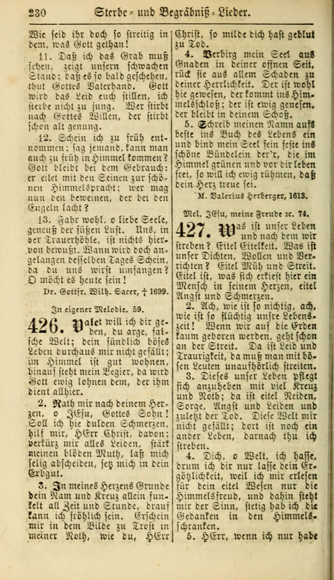 Kirchen-Gesangbuch für Evang.-Lutherische Gemeinden: ungeänderter Augsburgischer Confession, darin des seligen Dr. Martin Luthers und anderer geistreichen Lehrer gebräuchlichste Kirchen-Lieder... page 232