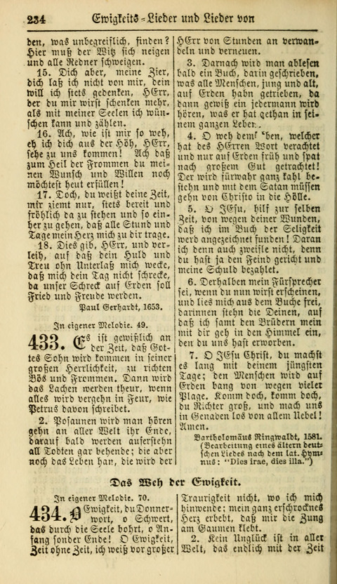 Kirchen-Gesangbuch für Evang.-Lutherische Gemeinden: ungeänderter Augsburgischer Confession, darin des seligen Dr. Martin Luthers und anderer geistreichen Lehrer gebräuchlichste Kirchen-Lieder... page 236