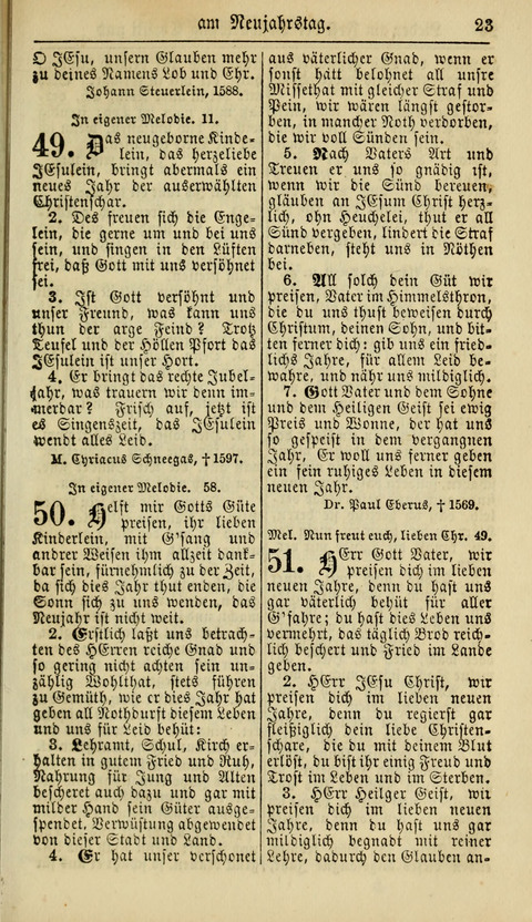 Kirchen-Gesangbuch für Evang.-Lutherische Gemeinden: ungeänderter Augsburgischer Confession, darin des seligen Dr. Martin Luthers und anderer geistreichen Lehrer gebräuchlichste Kirchen-Lieder... page 25