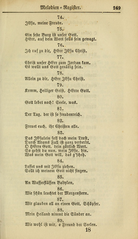 Kirchen-Gesangbuch für Evang.-Lutherische Gemeinden: ungeänderter Augsburgischer Confession, darin des seligen Dr. Martin Luthers und anderer geistreichen Lehrer gebräuchlichste Kirchen-Lieder... page 251