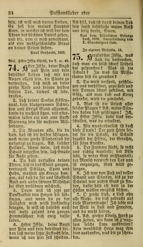 Kirchen-Gesangbuch für Evang.-Lutherische Gemeinden: ungeänderter Augsburgischer Confession, darin des seligen Dr. Martin Luthers und anderer geistreichen Lehrer gebräuchlichste Kirchen-Lieder... page 36