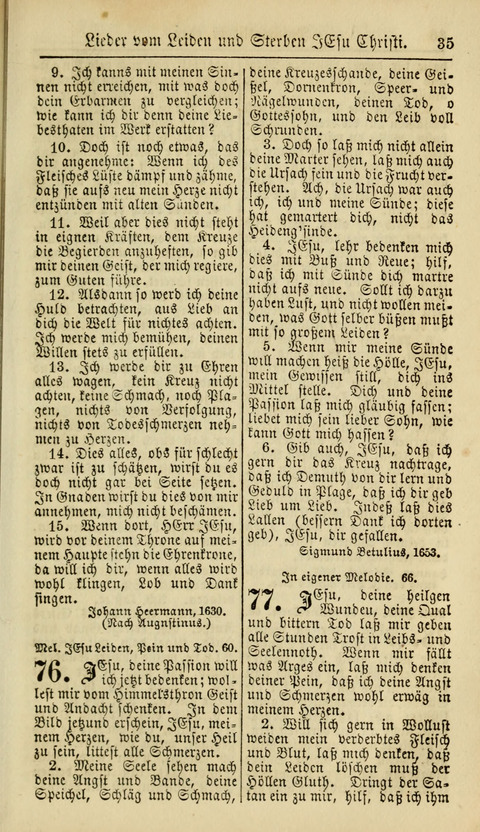 Kirchen-Gesangbuch für Evang.-Lutherische Gemeinden: ungeänderter Augsburgischer Confession, darin des seligen Dr. Martin Luthers und anderer geistreichen Lehrer gebräuchlichste Kirchen-Lieder... page 37