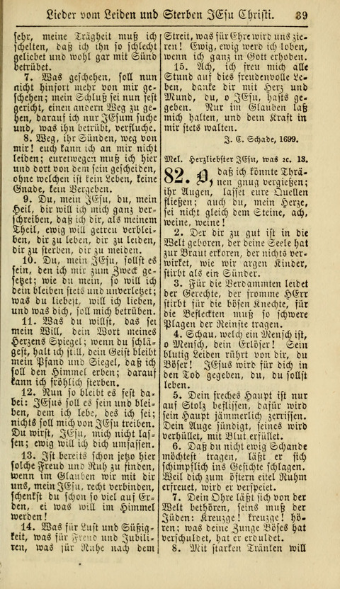 Kirchen-Gesangbuch für Evang.-Lutherische Gemeinden: ungeänderter Augsburgischer Confession, darin des seligen Dr. Martin Luthers und anderer geistreichen Lehrer gebräuchlichste Kirchen-Lieder... page 41