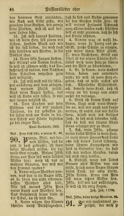 Kirchen-Gesangbuch für Evang.-Lutherische Gemeinden: ungeänderter Augsburgischer Confession, darin des seligen Dr. Martin Luthers und anderer geistreichen Lehrer gebräuchlichste Kirchen-Lieder... page 46