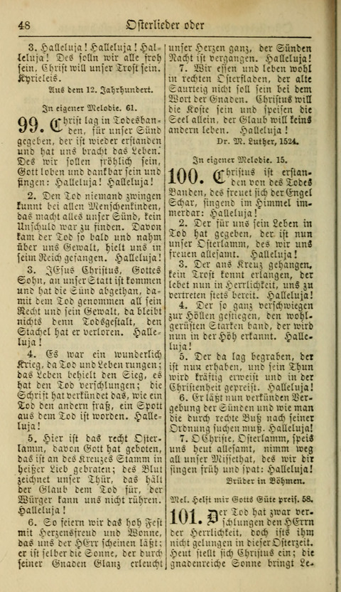 Kirchen-Gesangbuch für Evang.-Lutherische Gemeinden: ungeänderter Augsburgischer Confession, darin des seligen Dr. Martin Luthers und anderer geistreichen Lehrer gebräuchlichste Kirchen-Lieder... page 50