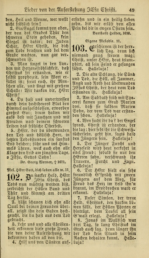 Kirchen-Gesangbuch für Evang.-Lutherische Gemeinden: ungeänderter Augsburgischer Confession, darin des seligen Dr. Martin Luthers und anderer geistreichen Lehrer gebräuchlichste Kirchen-Lieder... page 51