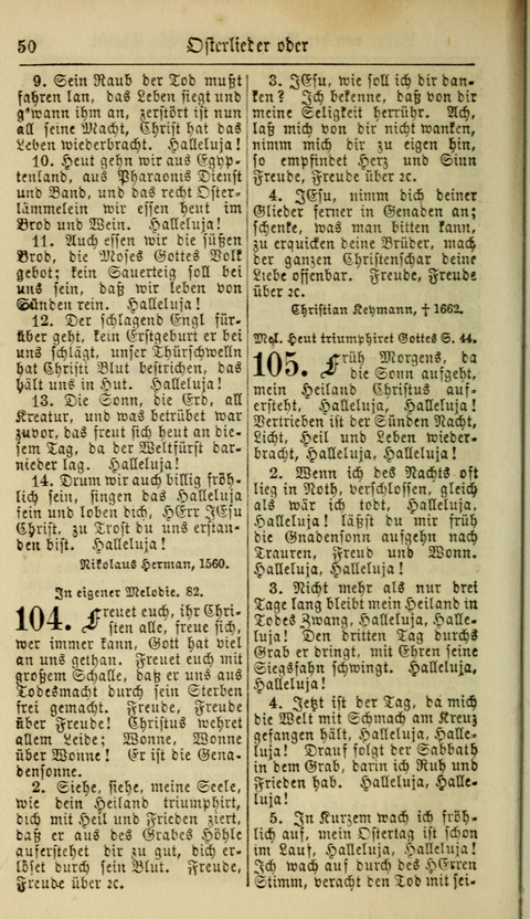 Kirchen-Gesangbuch für Evang.-Lutherische Gemeinden: ungeänderter Augsburgischer Confession, darin des seligen Dr. Martin Luthers und anderer geistreichen Lehrer gebräuchlichste Kirchen-Lieder... page 52