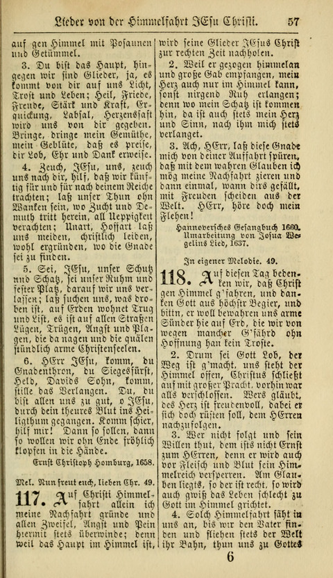 Kirchen-Gesangbuch für Evang.-Lutherische Gemeinden: ungeänderter Augsburgischer Confession, darin des seligen Dr. Martin Luthers und anderer geistreichen Lehrer gebräuchlichste Kirchen-Lieder... page 59