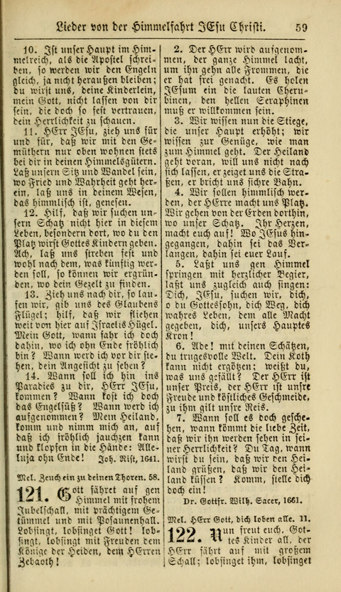 Kirchen-Gesangbuch für Evang.-Lutherische Gemeinden: ungeänderter Augsburgischer Confession, darin des seligen Dr. Martin Luthers und anderer geistreichen Lehrer gebräuchlichste Kirchen-Lieder... page 61