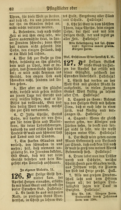 Kirchen-Gesangbuch für Evang.-Lutherische Gemeinden: ungeänderter Augsburgischer Confession, darin des seligen Dr. Martin Luthers und anderer geistreichen Lehrer gebräuchlichste Kirchen-Lieder... page 64