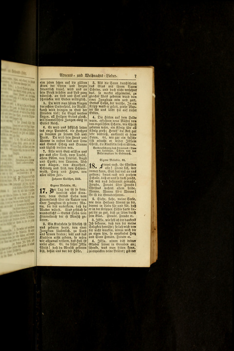 Kirchen-Gesangbuch für Evang.-Lutherische Gemeinden: ungeänderter Augsburgischer Confession, darin des seligen Dr. Martin Luthers und anderer geistreichen Lehrer gebräuchlichste Kirchen-Lieder... page 7