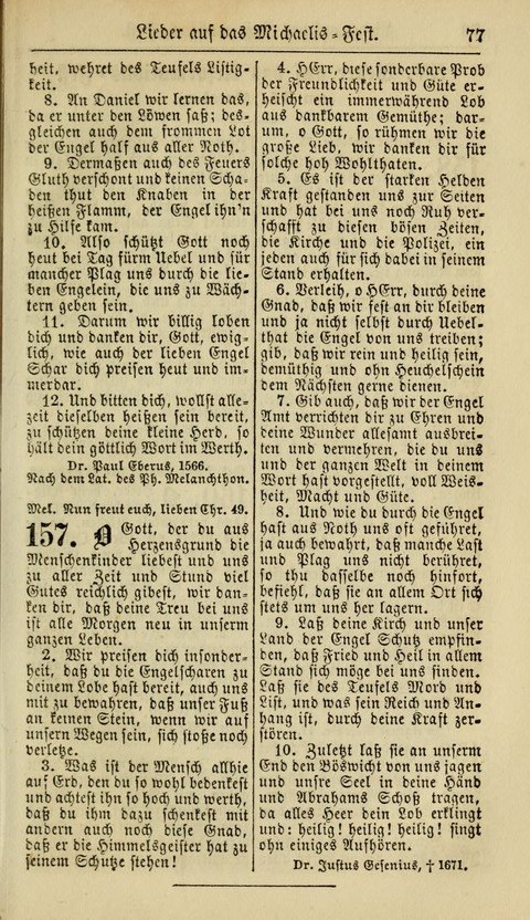 Kirchen-Gesangbuch für Evang.-Lutherische Gemeinden: ungeänderter Augsburgischer Confession, darin des seligen Dr. Martin Luthers und anderer geistreichen Lehrer gebräuchlichste Kirchen-Lieder... page 79