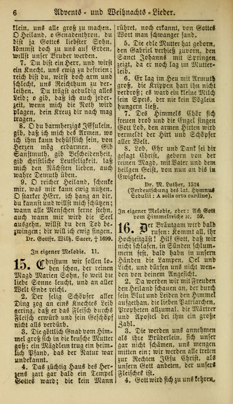 Kirchen-Gesangbuch für Evang.-Lutherische Gemeinden: ungeänderter Augsburgischer Confession, darin des seligen Dr. Martin Luthers und anderer geistreichen Lehrer gebräuchlichste Kirchen-Lieder... page 8