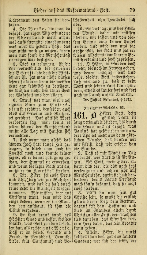 Kirchen-Gesangbuch für Evang.-Lutherische Gemeinden: ungeänderter Augsburgischer Confession, darin des seligen Dr. Martin Luthers und anderer geistreichen Lehrer gebräuchlichste Kirchen-Lieder... page 81