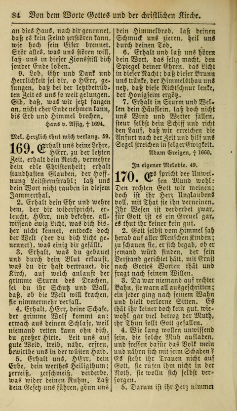 Kirchen-Gesangbuch für Evang.-Lutherische Gemeinden: ungeänderter Augsburgischer Confession, darin des seligen Dr. Martin Luthers und anderer geistreichen Lehrer gebräuchlichste Kirchen-Lieder... page 86