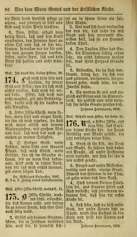 Kirchen-Gesangbuch für Evang.-Lutherische Gemeinden: ungeänderter Augsburgischer Confession, darin des seligen Dr. Martin Luthers und anderer geistreichen Lehrer gebräuchlichste Kirchen-Lieder... page 88