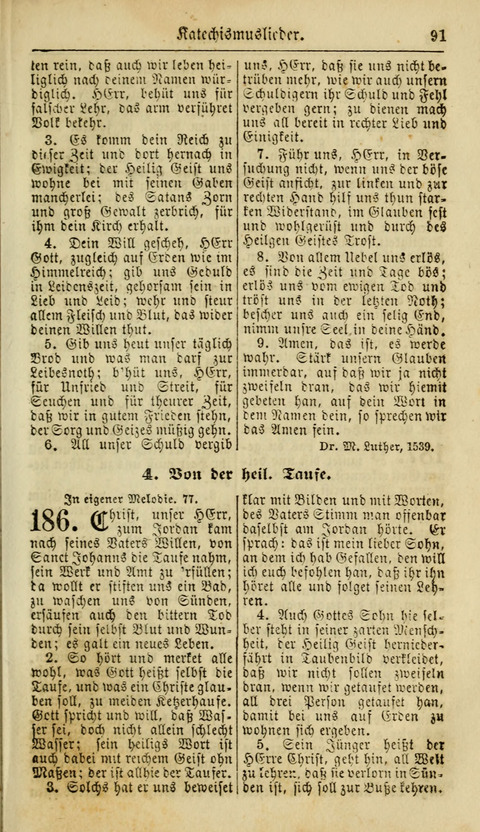 Kirchen-Gesangbuch für Evang.-Lutherische Gemeinden: ungeänderter Augsburgischer Confession, darin des seligen Dr. Martin Luthers und anderer geistreichen Lehrer gebräuchlichste Kirchen-Lieder... page 93