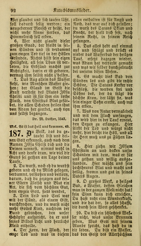 Kirchen-Gesangbuch für Evang.-Lutherische Gemeinden: ungeänderter Augsburgischer Confession, darin des seligen Dr. Martin Luthers und anderer geistreichen Lehrer gebräuchlichste Kirchen-Lieder... page 94