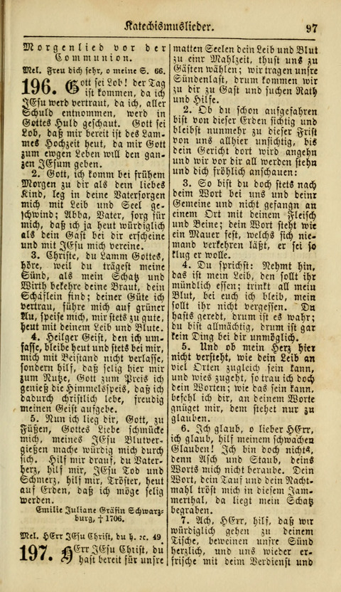 Kirchen-Gesangbuch für Evang.-Lutherische Gemeinden: ungeänderter Augsburgischer Confession, darin des seligen Dr. Martin Luthers und anderer geistreichen Lehrer gebräuchlichste Kirchen-Lieder... page 99