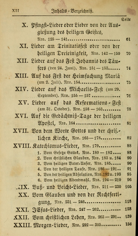 Kirchen-Gesangbuch für Evang.-Lutherische Gemeinden: ungeänderter Augsburgischer Confession, darin des seligen Dr. Martin Luthers und anderer geistreichen Lehrer gebräuchlichste Kirchen-Lieder... page xi