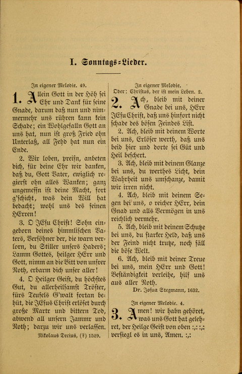 Kirchen-Gesangbuch für Evangelisch-Lutherische Gemeinden: ungeänderter Augsburgischer Confession darin des sel. Dr. Martin Luthers und anderer geistreichen Lehrer gebräuchlichste ... (55. ed.) page 1