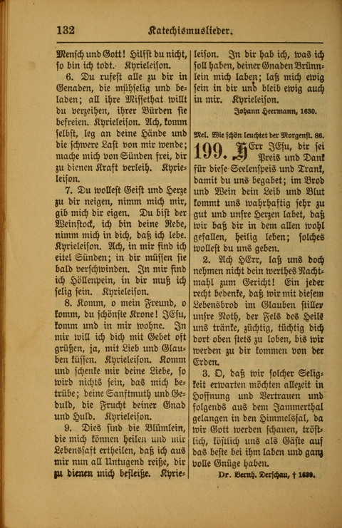 Kirchen-Gesangbuch für Evangelisch-Lutherische Gemeinden: ungeänderter Augsburgischer Confession darin des sel. Dr. Martin Luthers und anderer geistreichen Lehrer gebräuchlichste ... (55. ed.) page 132