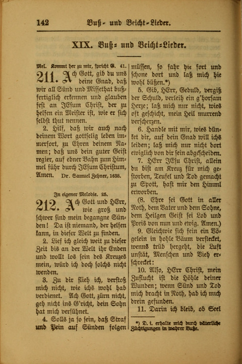 Kirchen-Gesangbuch für Evangelisch-Lutherische Gemeinden: ungeänderter Augsburgischer Confession darin des sel. Dr. Martin Luthers und anderer geistreichen Lehrer gebräuchlichste ... (55. ed.) page 142