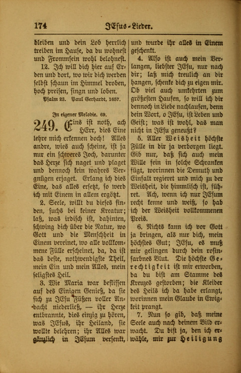 Kirchen-Gesangbuch für Evangelisch-Lutherische Gemeinden: ungeänderter Augsburgischer Confession darin des sel. Dr. Martin Luthers und anderer geistreichen Lehrer gebräuchlichste ... (55. ed.) page 174