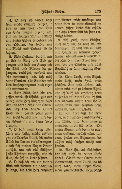 Kirchen-Gesangbuch für Evangelisch-Lutherische Gemeinden: ungeänderter Augsburgischer Confession darin des sel. Dr. Martin Luthers und anderer geistreichen Lehrer gebräuchlichste ... (55. ed.) page 179