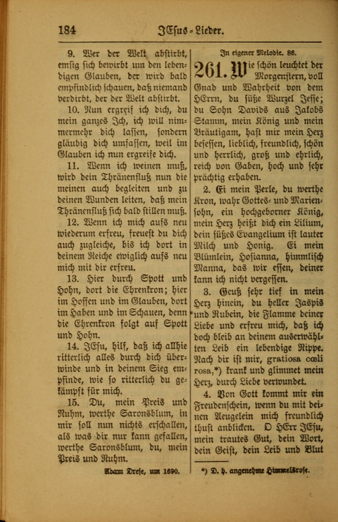 Kirchen-Gesangbuch für Evangelisch-Lutherische Gemeinden: ungeänderter Augsburgischer Confession darin des sel. Dr. Martin Luthers und anderer geistreichen Lehrer gebräuchlichste ... (55. ed.) page 184