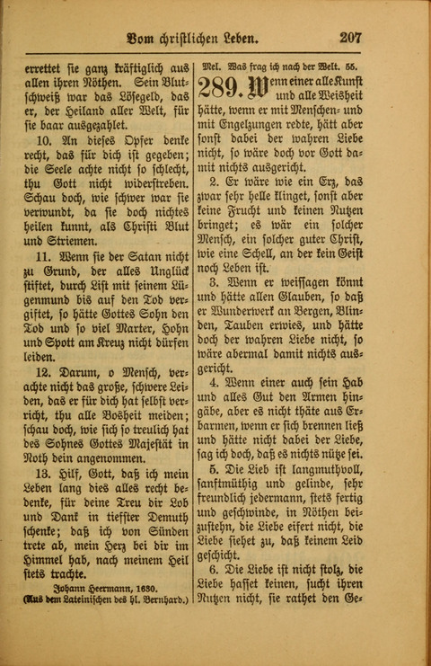 Kirchen-Gesangbuch für Evangelisch-Lutherische Gemeinden: ungeänderter Augsburgischer Confession darin des sel. Dr. Martin Luthers und anderer geistreichen Lehrer gebräuchlichste ... (55. ed.) page 207