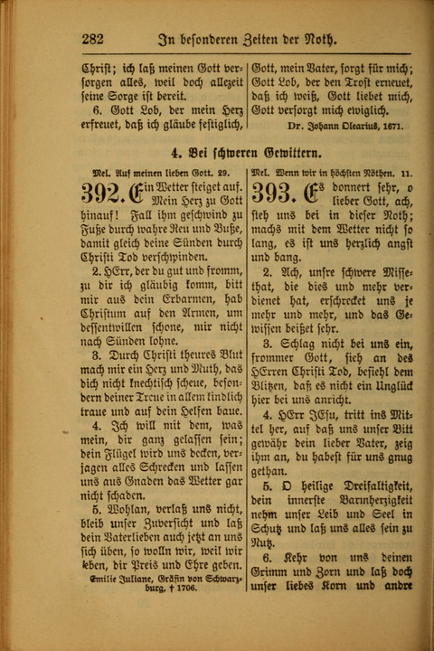 Kirchen-Gesangbuch für Evangelisch-Lutherische Gemeinden: ungeänderter Augsburgischer Confession darin des sel. Dr. Martin Luthers und anderer geistreichen Lehrer gebräuchlichste ... (55. ed.) page 282